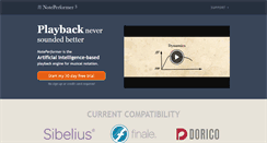 Desktop Screenshot of noteperformer.com